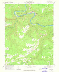 Prince West Virginia Historical topographic map, 1:24000 scale, 7.5 X 7.5 Minute, Year 1969