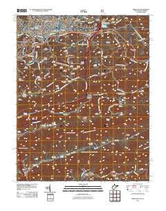 Princeton West Virginia Historical topographic map, 1:24000 scale, 7.5 X 7.5 Minute, Year 2011