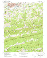Princeton West Virginia Historical topographic map, 1:24000 scale, 7.5 X 7.5 Minute, Year 1962