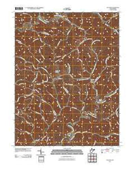 Pullman West Virginia Historical topographic map, 1:24000 scale, 7.5 X 7.5 Minute, Year 2011