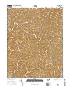 Quick West Virginia Current topographic map, 1:24000 scale, 7.5 X 7.5 Minute, Year 2016