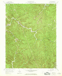 Quick West Virginia Historical topographic map, 1:24000 scale, 7.5 X 7.5 Minute, Year 1958
