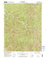 Quick West Virginia Historical topographic map, 1:24000 scale, 7.5 X 7.5 Minute, Year 2000