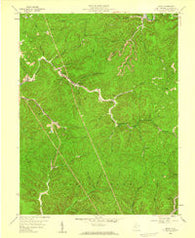Quick West Virginia Historical topographic map, 1:24000 scale, 7.5 X 7.5 Minute, Year 1958