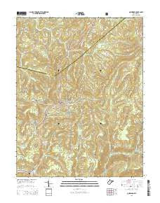 Quinwood West Virginia Historical topographic map, 1:24000 scale, 7.5 X 7.5 Minute, Year 2014