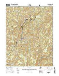 Quinwood West Virginia Current topographic map, 1:24000 scale, 7.5 X 7.5 Minute, Year 2016