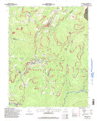 Quinwood West Virginia Historical topographic map, 1:24000 scale, 7.5 X 7.5 Minute, Year 1995