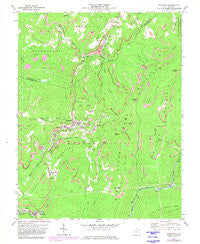 Quinwood West Virginia Historical topographic map, 1:24000 scale, 7.5 X 7.5 Minute, Year 1972