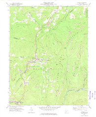 Quinwood West Virginia Historical topographic map, 1:24000 scale, 7.5 X 7.5 Minute, Year 1972