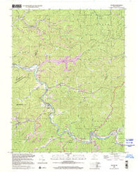 Racine West Virginia Historical topographic map, 1:24000 scale, 7.5 X 7.5 Minute, Year 2000