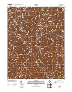 Radnor West Virginia Historical topographic map, 1:24000 scale, 7.5 X 7.5 Minute, Year 2011