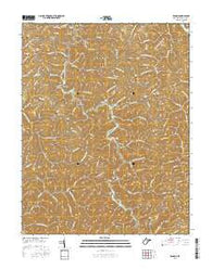 Radnor West Virginia Current topographic map, 1:24000 scale, 7.5 X 7.5 Minute, Year 2016