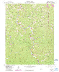 Radnor West Virginia Historical topographic map, 1:24000 scale, 7.5 X 7.5 Minute, Year 1962