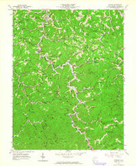 Radnor West Virginia Historical topographic map, 1:24000 scale, 7.5 X 7.5 Minute, Year 1962
