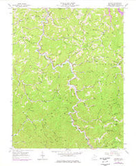 Radnor West Virginia Historical topographic map, 1:24000 scale, 7.5 X 7.5 Minute, Year 1962