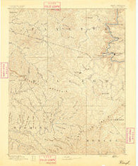 Raleigh West Virginia Historical topographic map, 1:125000 scale, 30 X 30 Minute, Year 1891