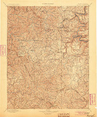 Raleigh West Virginia Historical topographic map, 1:125000 scale, 30 X 30 Minute, Year 1902
