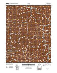 Ranger West Virginia Historical topographic map, 1:24000 scale, 7.5 X 7.5 Minute, Year 2011