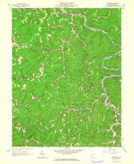Ranger West Virginia Historical topographic map, 1:24000 scale, 7.5 X 7.5 Minute, Year 1962