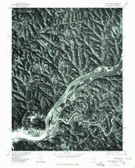 Raven Rock West Virginia Historical topographic map, 1:24000 scale, 7.5 X 7.5 Minute, Year 1975
