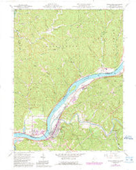 Raven Rock West Virginia Historical topographic map, 1:24000 scale, 7.5 X 7.5 Minute, Year 1961