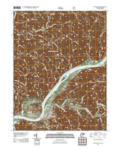 Raven Rock West Virginia Historical topographic map, 1:24000 scale, 7.5 X 7.5 Minute, Year 2011