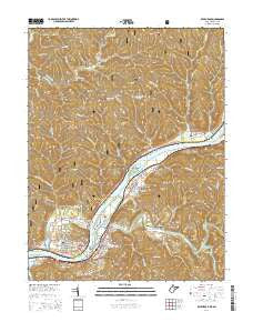 Raven Rock West Virginia Historical topographic map, 1:24000 scale, 7.5 X 7.5 Minute, Year 2014