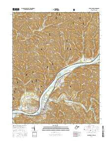 Raven Rock West Virginia Current topographic map, 1:24000 scale, 7.5 X 7.5 Minute, Year 2016