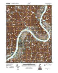 Ravenswood West Virginia Historical topographic map, 1:24000 scale, 7.5 X 7.5 Minute, Year 2011