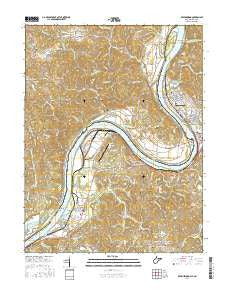 Ravenswood West Virginia Current topographic map, 1:24000 scale, 7.5 X 7.5 Minute, Year 2016