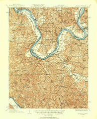 Ravenswood West Virginia Historical topographic map, 1:62500 scale, 15 X 15 Minute, Year 1926