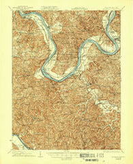 Ravenswood West Virginia Historical topographic map, 1:62500 scale, 15 X 15 Minute, Year 1928