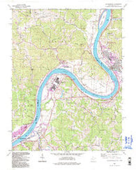 Ravenswood West Virginia Historical topographic map, 1:24000 scale, 7.5 X 7.5 Minute, Year 1994