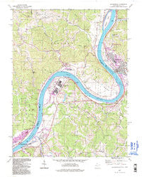 Ravenswood West Virginia Historical topographic map, 1:24000 scale, 7.5 X 7.5 Minute, Year 1994