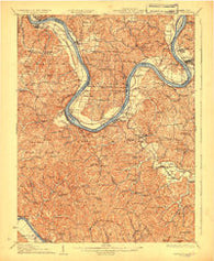 Ravenswood West Virginia Historical topographic map, 1:62500 scale, 15 X 15 Minute, Year 1928