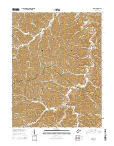 Reedy West Virginia Historical topographic map, 1:24000 scale, 7.5 X 7.5 Minute, Year 2014
