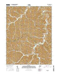 Reedy West Virginia Current topographic map, 1:24000 scale, 7.5 X 7.5 Minute, Year 2016