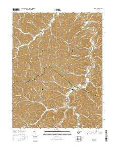 Reedy West Virginia Current topographic map, 1:24000 scale, 7.5 X 7.5 Minute, Year 2016