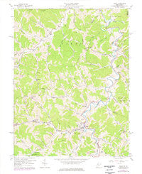 Reedy West Virginia Historical topographic map, 1:24000 scale, 7.5 X 7.5 Minute, Year 1957