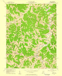 Reedy West Virginia Historical topographic map, 1:24000 scale, 7.5 X 7.5 Minute, Year 1957