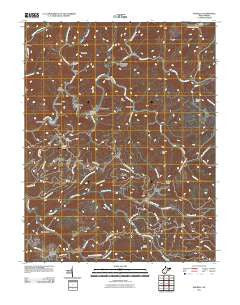 Rhodell West Virginia Historical topographic map, 1:24000 scale, 7.5 X 7.5 Minute, Year 2011