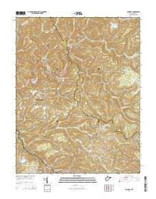 Rhodell West Virginia Historical topographic map, 1:24000 scale, 7.5 X 7.5 Minute, Year 2014