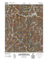 Richwood West Virginia Historical topographic map, 1:24000 scale, 7.5 X 7.5 Minute, Year 2011