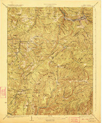 Richwood West Virginia Historical topographic map, 1:62500 scale, 15 X 15 Minute, Year 1923