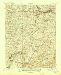 Richwood West Virginia Historical topographic map, 1:62500 scale, 15 X 15 Minute, Year 1939