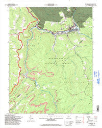 Richwood West Virginia Historical topographic map, 1:24000 scale, 7.5 X 7.5 Minute, Year 1995