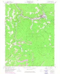 Richwood West Virginia Historical topographic map, 1:24000 scale, 7.5 X 7.5 Minute, Year 1972