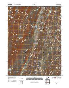 Ridge West Virginia Historical topographic map, 1:24000 scale, 7.5 X 7.5 Minute, Year 2011