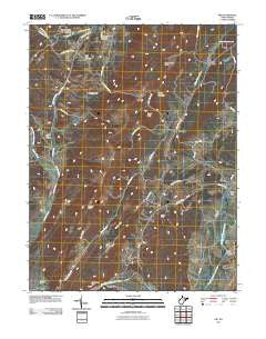 Rig West Virginia Historical topographic map, 1:24000 scale, 7.5 X 7.5 Minute, Year 2011