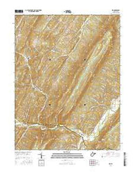 Rio West Virginia Current topographic map, 1:24000 scale, 7.5 X 7.5 Minute, Year 2016
